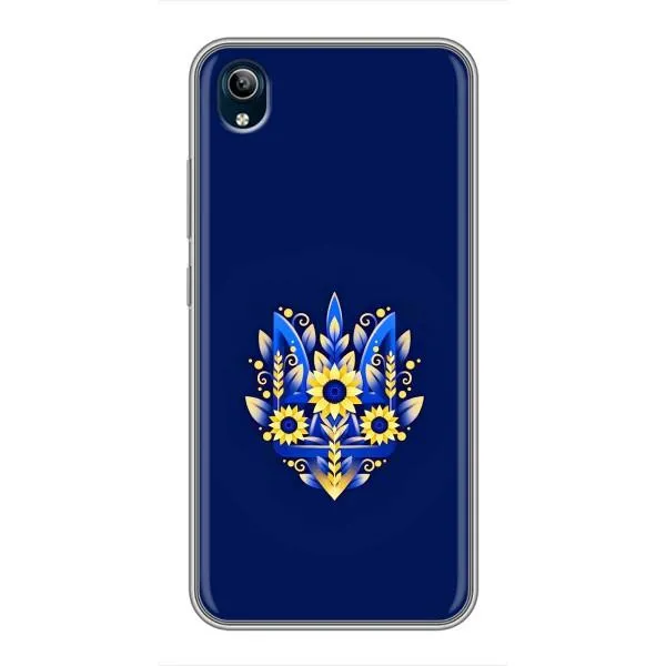 Чохол з принтом «Квітковий Герб» для Vivo Y91C