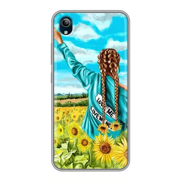Чехол с принтом «Украиночка» для Vivo Y91C