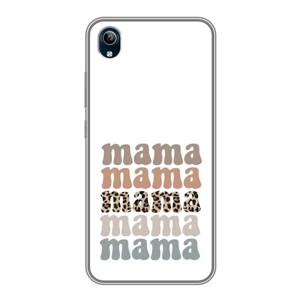Чехол с принтом «Текстовый коллаж мама» для Vivo Y91C Чехол с принтом «Текстовый коллаж мама» для Vivo Y91C