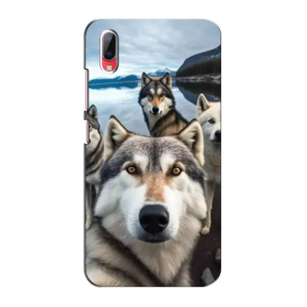 Чехол с принтом «Селфи ХАски» для Vivo Y93 / Y93S