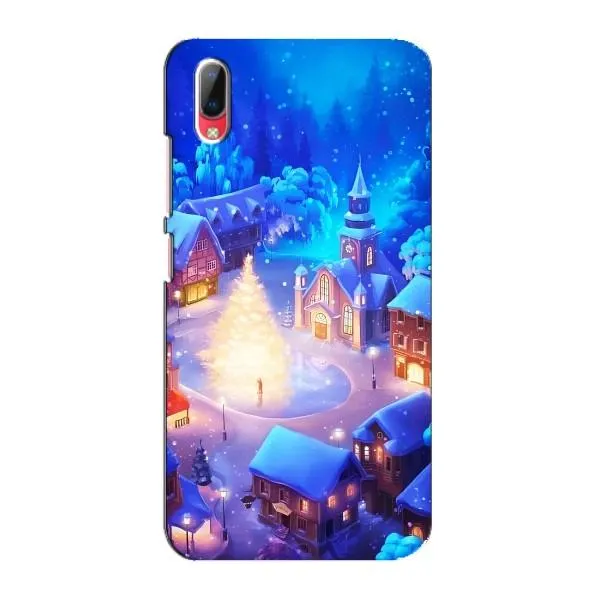 Чехол с принтом «Рождественский город» для Vivo Y93 / Y93S Чехол с принтом «Рождественский город» для Vivo Y93 / Y93S