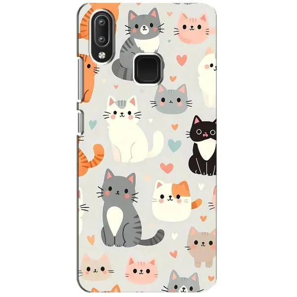 Чехол с принтом «Коллаж котов» для Vivo Y95