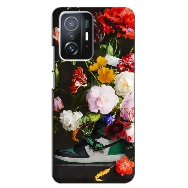 Чехол с принтом «Nike цветы» для Xiaomi 11T / 11T Pro