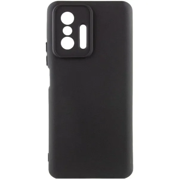 Чехол Silicone Cover Ummi Lakshmi Full Camera (AA) для Xiaomi 11T / 11T Pro — Черный — фото 1