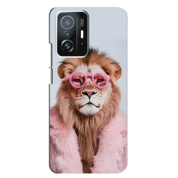 Чехол с принтом «Лев в очках» для Xiaomi 11T / 11T Pro Чехол с принтом «Лев в очках» для Xiaomi 11T / 11T Pro