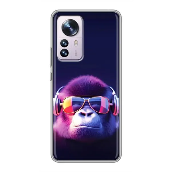 Чехол с принтом «Стильная обезьяна» для Xiaomi 12 / 12X