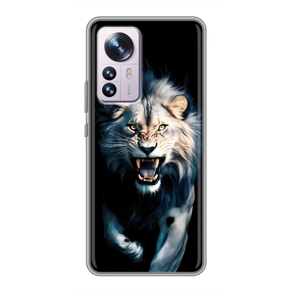 Чехол с принтом «Лев в темноте» для Xiaomi 12 / 12X Чехол с принтом «Лев в темноте» для Xiaomi 12 / 12X