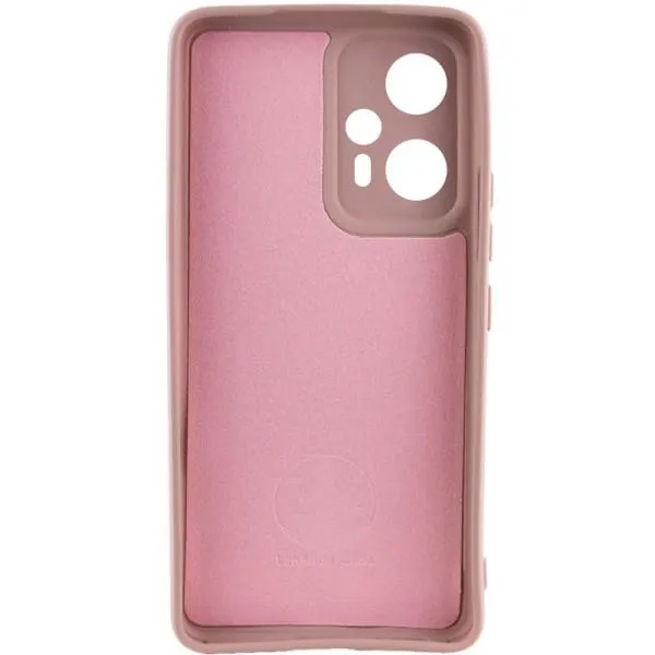 Чехол Silicone Cover Lakshmi Full Camera (A) для Xiaomi Redmi Note 12T Pro — Розовый — фото 2