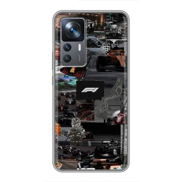 Чехол с принтом «Гоночный коллаж Ф1» для Xiaomi 12T Pro