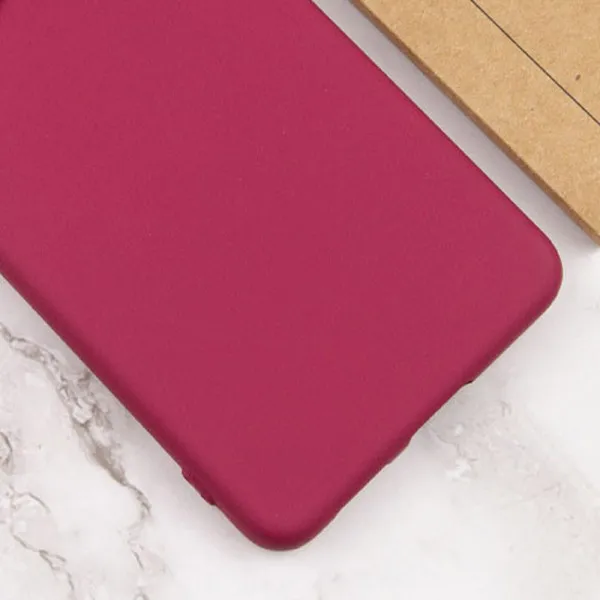 Чехол Silicone Cover Lakshmi (AAA) для Xiaomi 12T / 12T Pro — Бордовый — фото 3