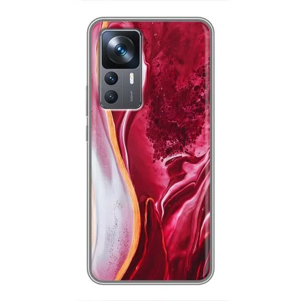 Чехол с принтом «Мрамор красный» для Xiaomi 12T Чехол с принтом «Мрамор красный» для Xiaomi 12T