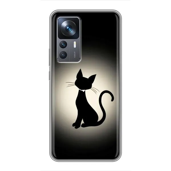 Чехол с принтом «Силуэт котика» для Xiaomi 12T
