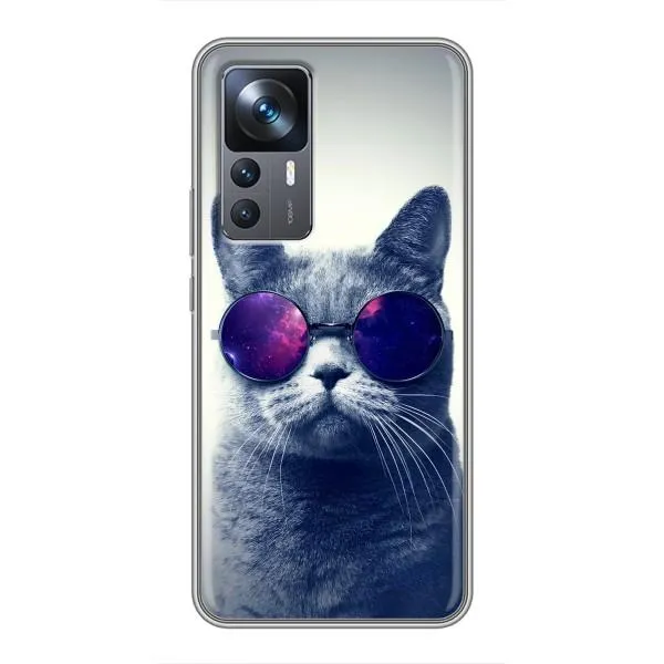 Чехол с принтом «Стильный кот» для Xiaomi 12T