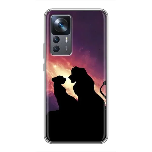 Чехол с принтом «Силуэт Симба и Налу» для Xiaomi 12T