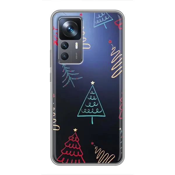 Чехол с принтом «Рождественские елки» для Xiaomi 12T Чехол с принтом «Рождественские елки» для Xiaomi 12T