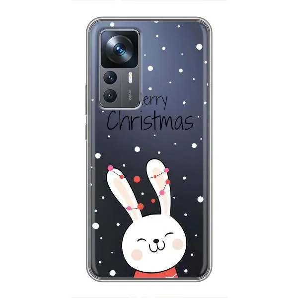 Чехол с принтом «Рождественский заяц» для Xiaomi 12T Чехол с принтом «Рождественский заяц» для Xiaomi 12T