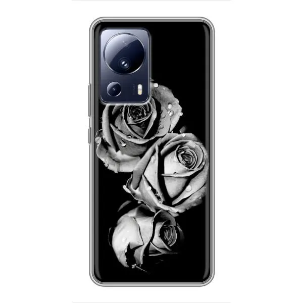 Чохол з принтом «Чорна троянда» для Xiaomi 13 Lite Чохол з принтом «Чорна троянда» для Xiaomi 13 Lite