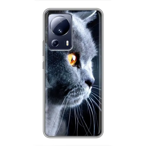Чехол с принтом «Серый Кот» для Xiaomi 13 Lite Чехол с принтом «Серый Кот» для Xiaomi 13 Lite