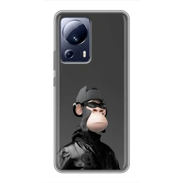 Чехол с принтом «стильная обезьяна NFT» для Xiaomi 13 Lite Чехол с принтом «стильная обезьяна NFT» для Xiaomi 13 Lite