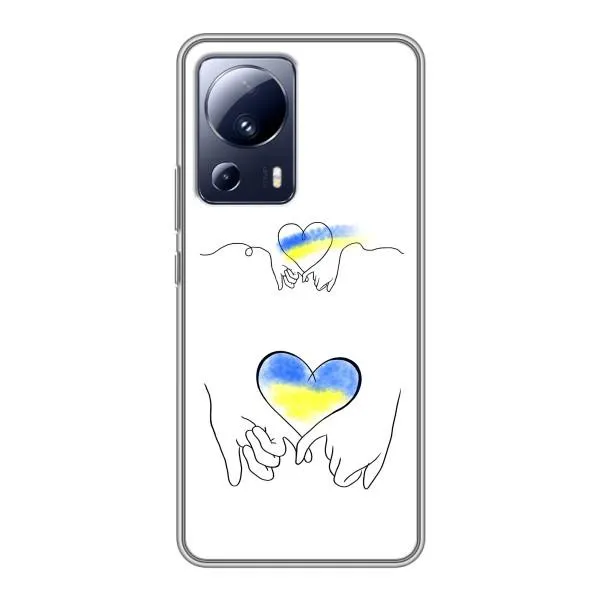 Чехол с принтом «Мир Украине» для Xiaomi 13 Lite Чехол с принтом «Мир Украине» для Xiaomi 13 Lite