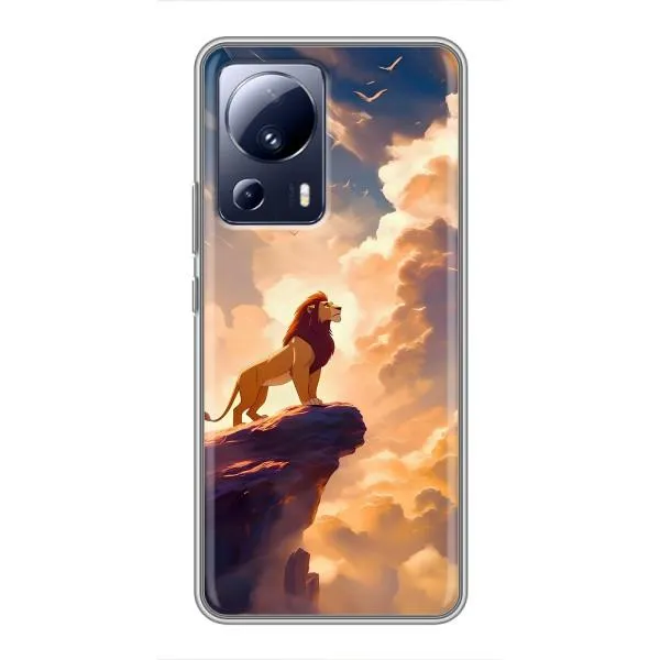 Чехол с принтом «Симба на скале» для Xiaomi 13 Lite