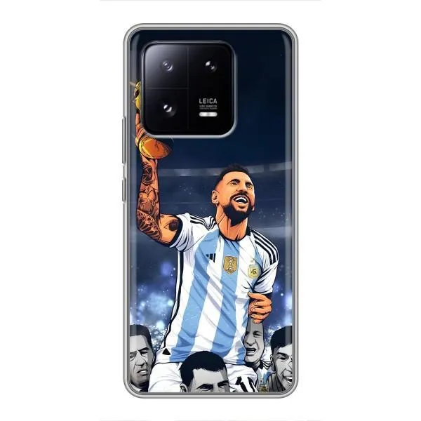 Чехол с принтом «Месси с кубком» для Xiaomi 13 Pro