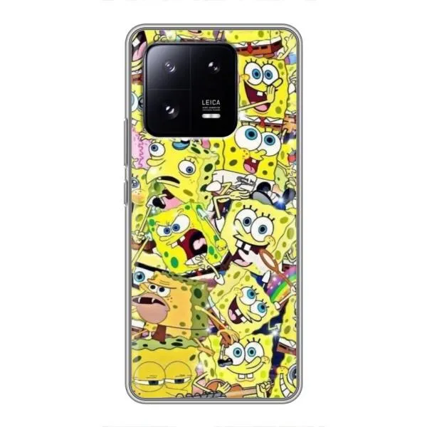 Чехол с принтом «Эмоции Спанч Боба» для Xiaomi 13 Pro Чехол с принтом «Эмоции Спанч Боба» для Xiaomi 13 Pro