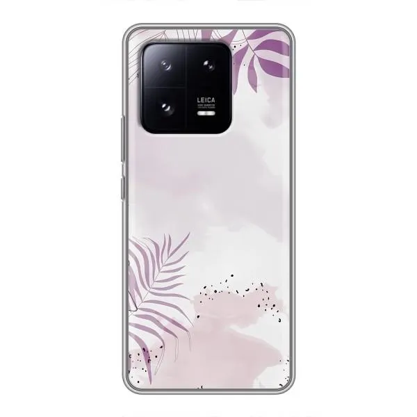 Чохол з принтом «Фіолетове листя» для Xiaomi 13 Pro