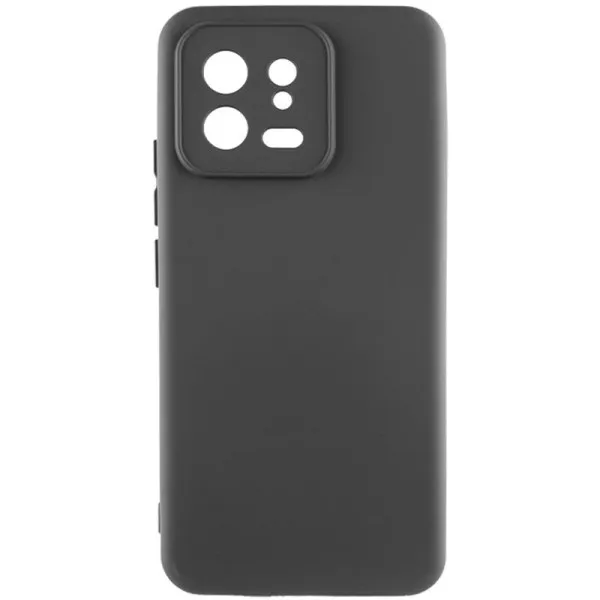 Чехол TPU GETMAN Liquid Silk Full Camera для Xiaomi 13 — Черный