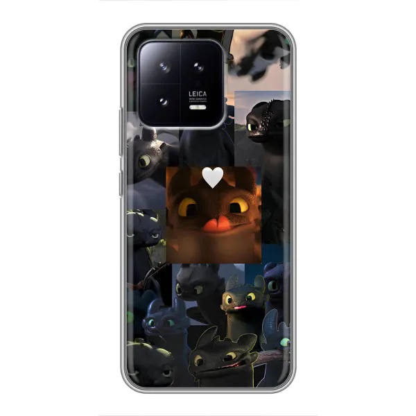 Чехол с принтом «Дракон коллаж» для Xiaomi 13 Чехол с принтом «Дракон коллаж» для Xiaomi 13