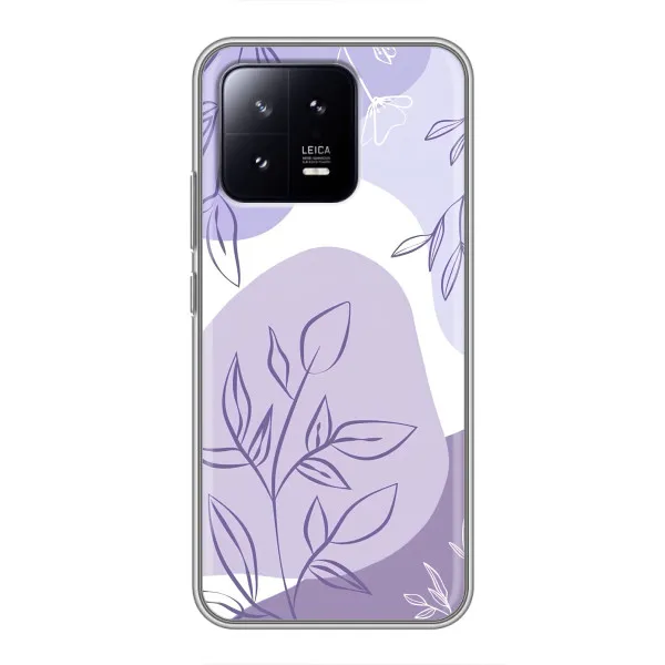 Чохол з принтом «Фіолетове листя абстракція» для Xiaomi 13 Чохол з принтом «Фіолетове листя абстракція» для Xiaomi 13