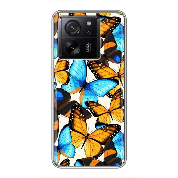 Чехол с принтом «Яркие бабочки» для Xiaomi 13T Pro Чехол с принтом «Яркие бабочки» для Xiaomi 13T Pro