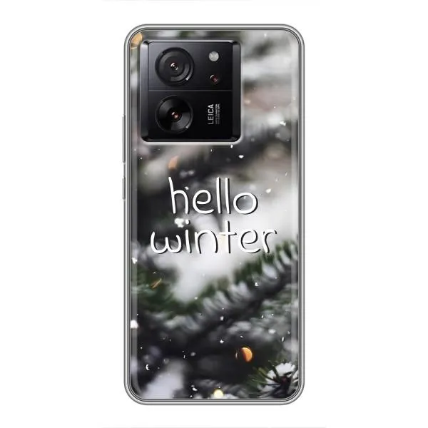 Чехол с принтом «Hello winter» для Xiaomi 13T Pro Чехол с принтом «Hello winter» для Xiaomi 13T Pro