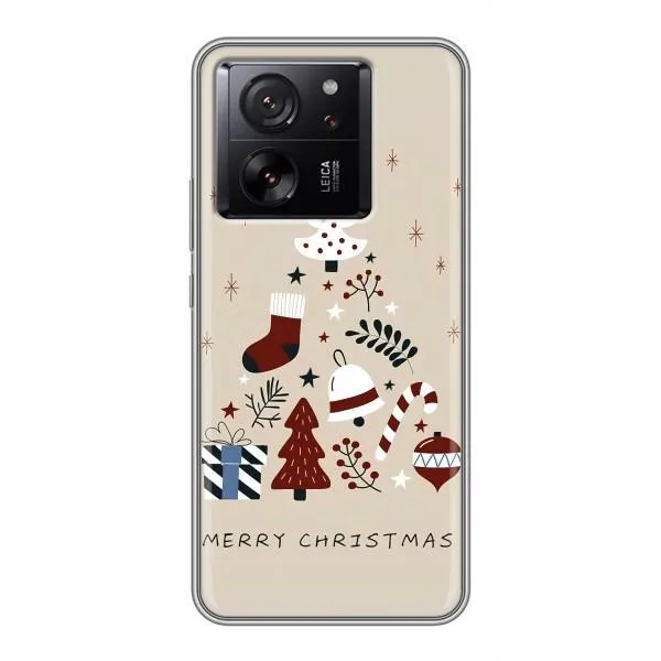 Чехол с принтом «Merry Christmas» для Xiaomi 13T Чехол с принтом «Merry Christmas» для Xiaomi 13T