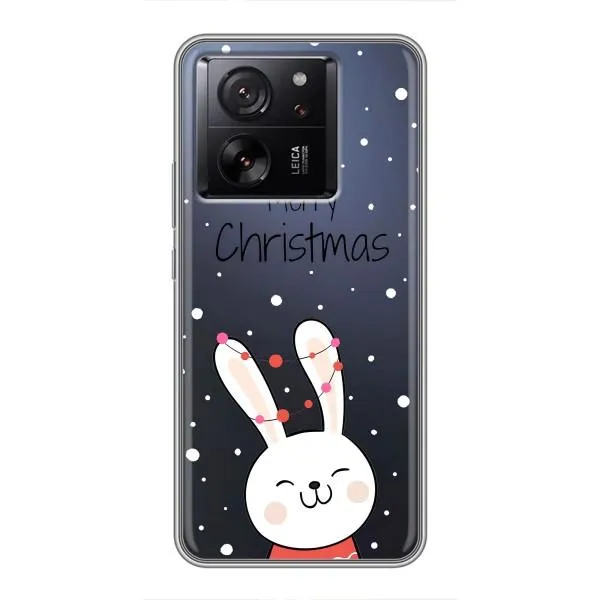 Чехол с принтом «Рождественский заяц» для Xiaomi 13T Чехол с принтом «Рождественский заяц» для Xiaomi 13T