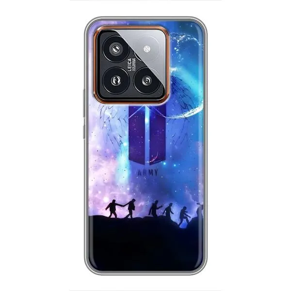 Чехол с принтом «Army BTS» для Xiaomi 14 Pro Чехол с принтом «Army BTS» для Xiaomi 14 Pro