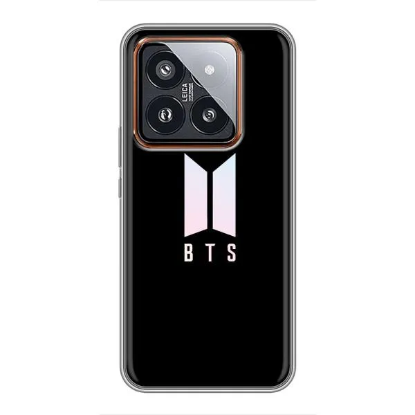 Чехол с принтом «Лого BTS» для Xiaomi 14 Pro Чехол с принтом «Лого BTS» для Xiaomi 14 Pro