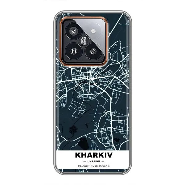Чехол с принтом «Харьков» для Xiaomi 14 Pro