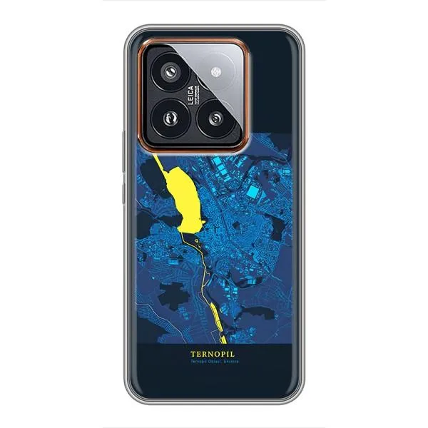 Чехол с принтом «Тернополь» для Xiaomi 14 Pro