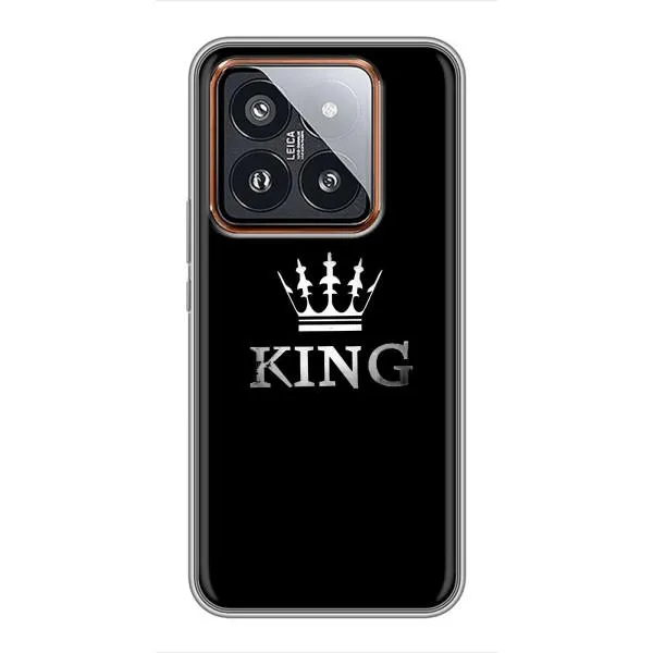 Чехол с принтом «KING» для Xiaomi 14 Pro Чехол с принтом «KING» для Xiaomi 14 Pro