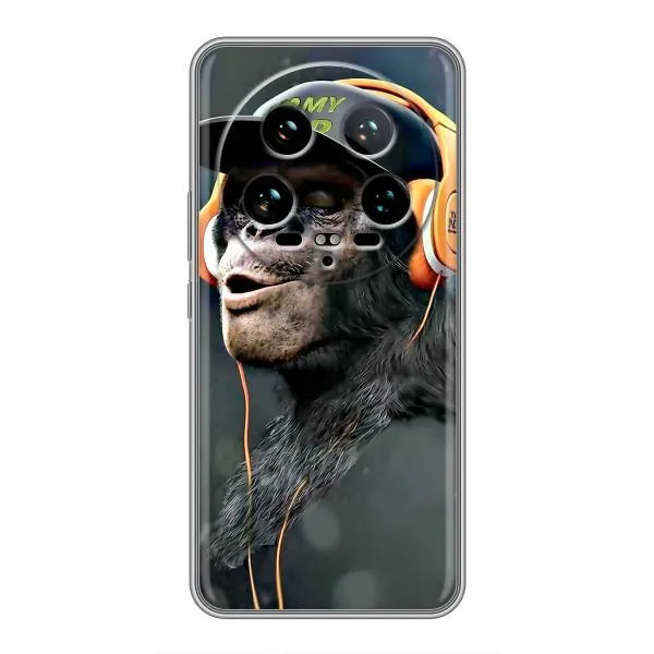 Чехол с принтом «В наушниках» для Xiaomi 14 Ultra