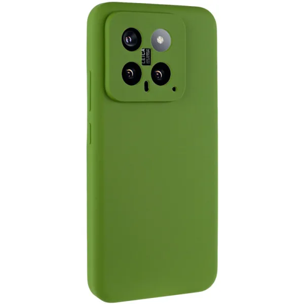 Чохол Silicone Cover Ummi Lakshmi Full Camera (AA) для Xiaomi 14 — Зелений — фото 1