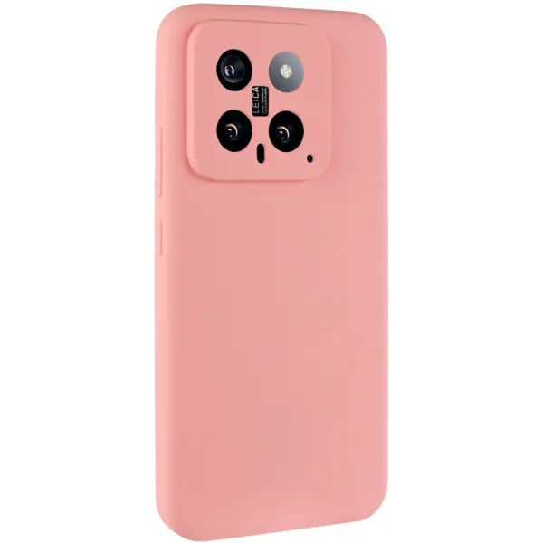 Чехол Silicone Cover Ummi Lakshmi Full Camera (AA) для Xiaomi 14 — Розовый — фото 1