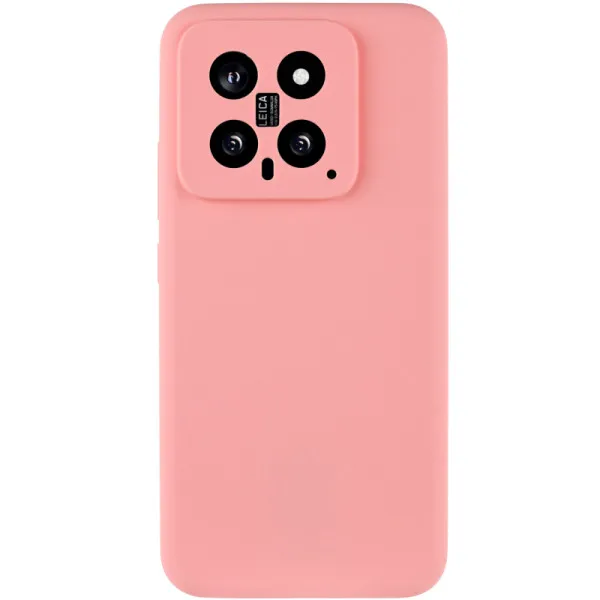 Чехол Silicone Cover Ummi Lakshmi Full Camera (AA) для Xiaomi 14 — Розовый — фото 2