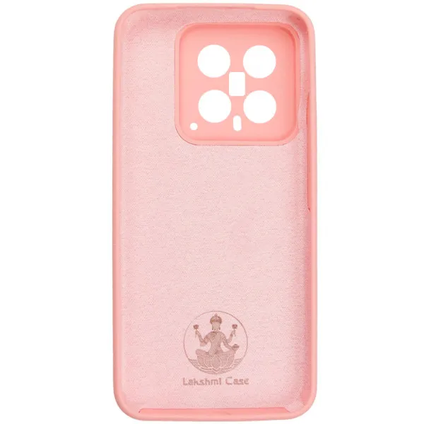 Чехол Silicone Cover Ummi Lakshmi Full Camera (AA) для Xiaomi 14 — Розовый — фото 3