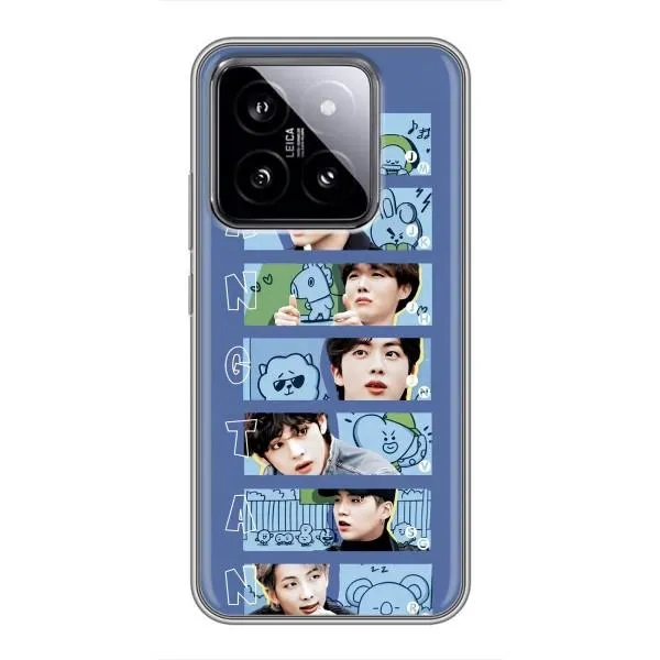 Чехол с принтом «Bangtan» для Xiaomi 14