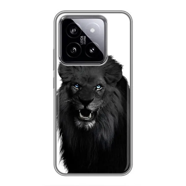Чехол с принтом «Черный ЛЕВ» для Xiaomi 14