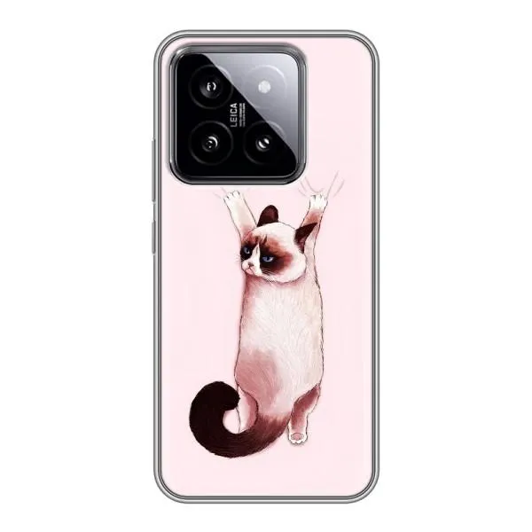 Чехол с принтом «Котик падает» для Xiaomi 14 Чехол с принтом «Котик падает» для Xiaomi 14