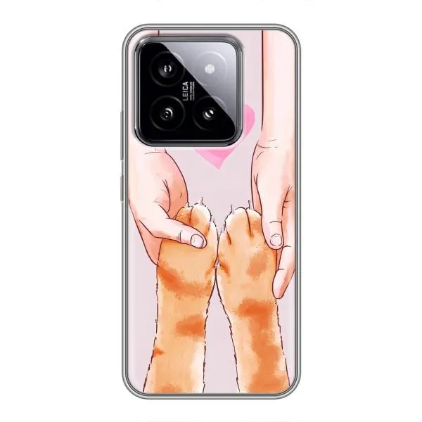 Чехол с принтом «Любовь к котикам» для Xiaomi 14 Чехол с принтом «Любовь к котикам» для Xiaomi 14