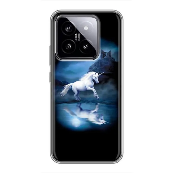 Чехол с принтом «Единорог» для Xiaomi 14